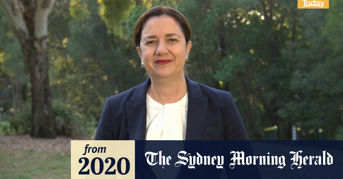 Video Coronavirus Queensland Premier on easing restrictions